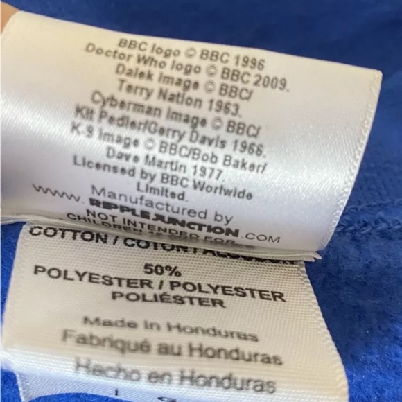 Doctor Who Knock Knock Who’s There Sweatshirt Size Large Unisex - Picture 7 of 15